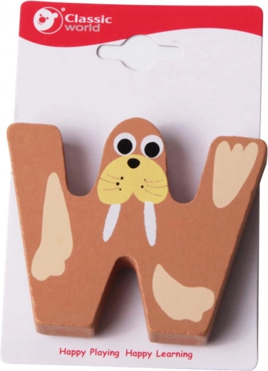 Holzbuchstabe W von Classic World