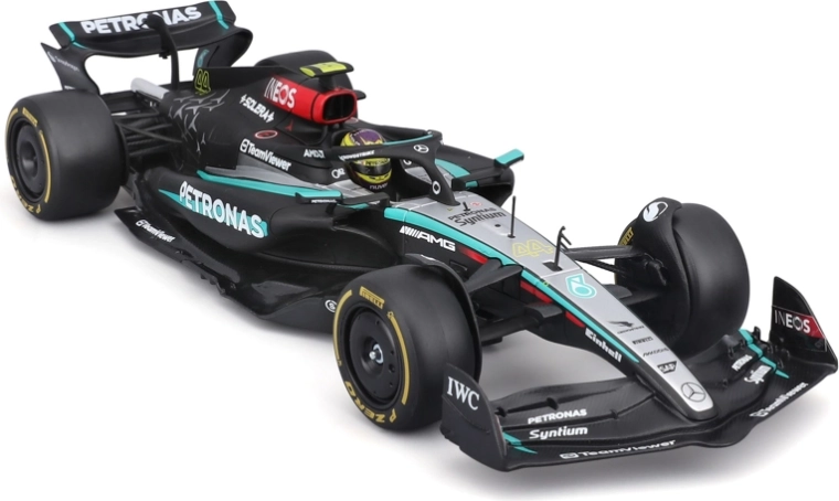 Authentisches Design Mercedes-AMG Petronas W15 (2024)