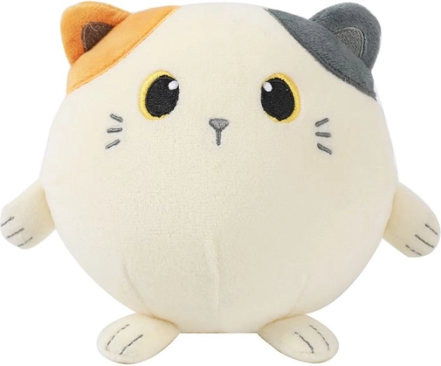 Plüschiger Squishy-Ball als orangefarbene Katze