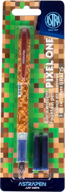 Füllfederhalter Pixel One von ASTRA mit drei Patronen