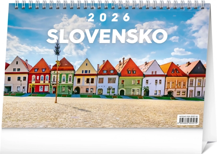 Tischkalender Slowakei 2026
