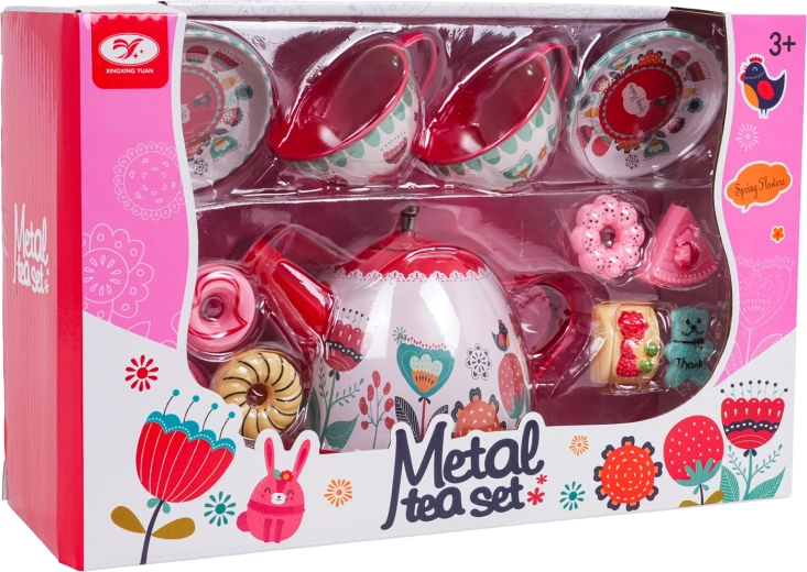 Metall-Teeservice für Kinder