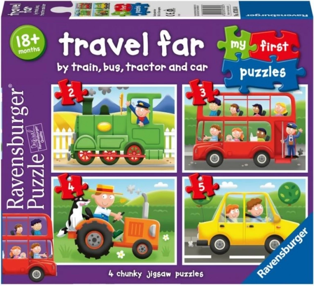 Ravensburger Mein erstes Puzzle: Verkehrsmittel 4in1