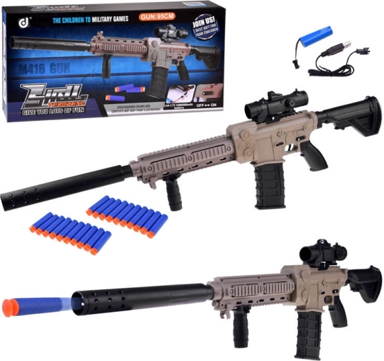 Großer automatischer Schaumblaster mit Optik und Magazin