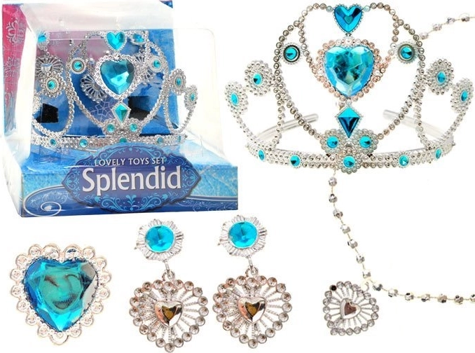 Krone und Schmuck Elsa inspiriert von Die Eiskönigin