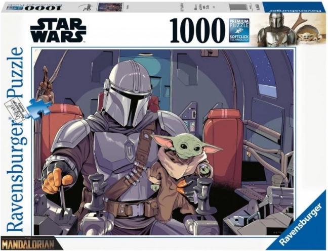 Ravensburger Puzzle STAR WARS: THE MANDALORIAN 1000 Teile