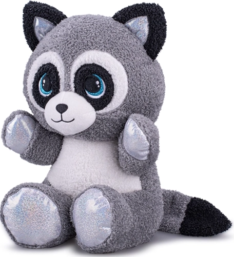Sitzender Plüsch-Waschbär 16,5 cm