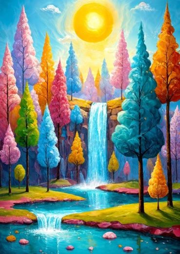 Enjoy Puzzle Waldkaskade 1000 Teile