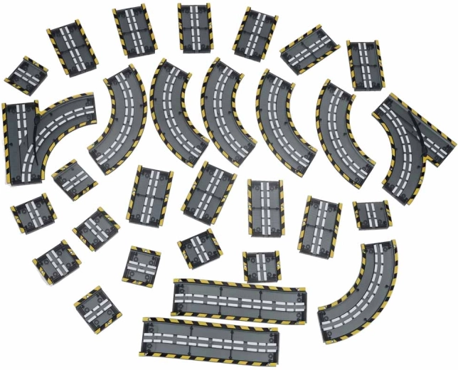 Bauen Sie endlose Strecken dank Magneten