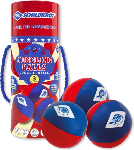 Schildkröt Jonglierbälle für Einsteiger, Set 3 Stück