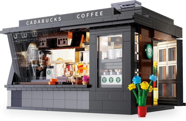 CaDA Coffee House Bausatz eines Cafés im Maßstab 1:30