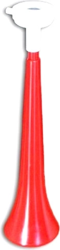 Fan-Tröte 30,5 cm – Rot