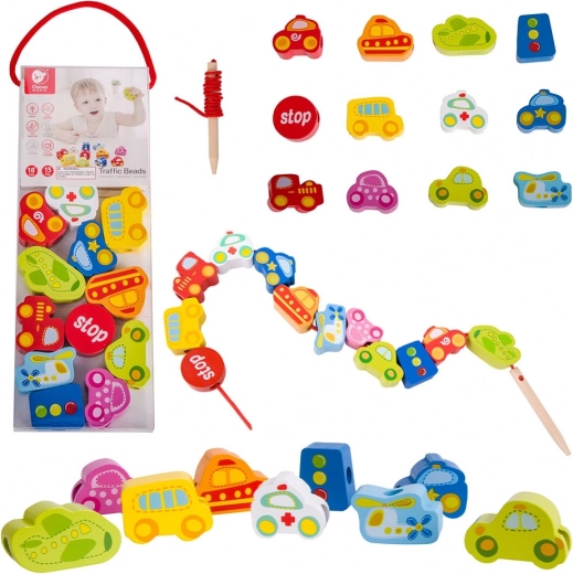 Classic World Fädelperlen Verkehr, 13 Teile