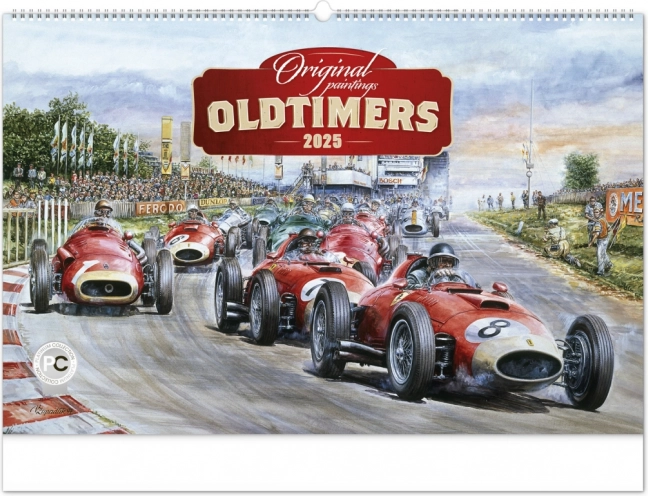 Wandkalender Oldtimer von Václav Zapadlík 2025