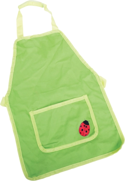 Kinder-Gartenschürze grün mit Marienkäfer BIGJIGS TOYS