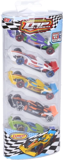 Metallene Formelautos 7,5 cm – 5 Stück