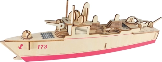 Woodcraft Holz 3D-Puzzle Zerstörer
