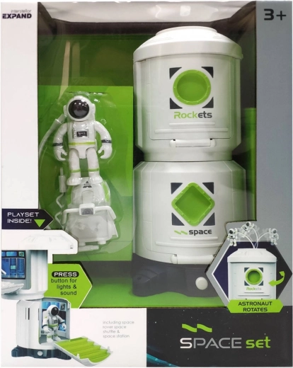 Spielset Raumstation mit Astronaut, Licht und Sound