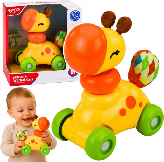 Sensorisches Giraffen-Auto für Kleinkinder