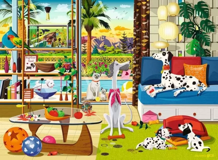 Ravensburger Haustiere aus Palm Springs 500 Teile