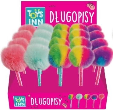 Pompon-Stift mit Spiel 12 Stk / Display