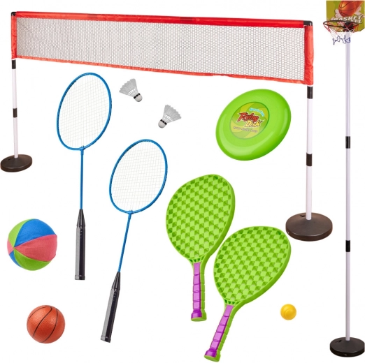 Sportset 5-in-1 Badminton Basketball Volleyball Tennis Frisbee