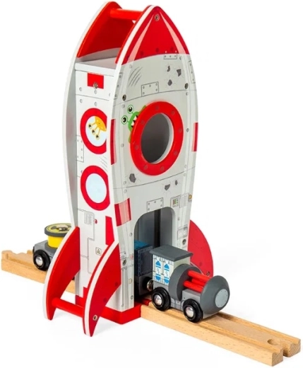 Weltraum-Tunnel, der jede Holzeisenbahn belebt