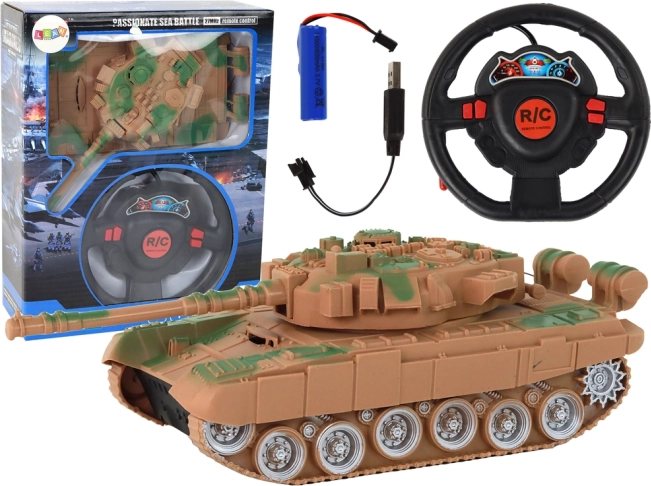 Ferngesteuerter Panzer mit Licht- und Toneffekten