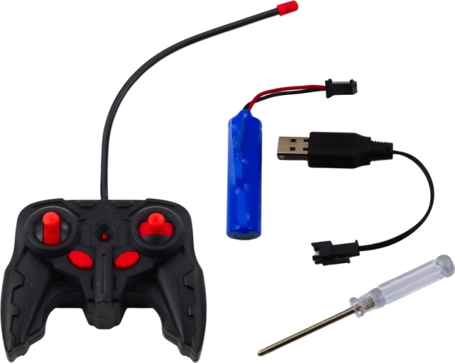 Fernsteuerung und Aufladen über USB