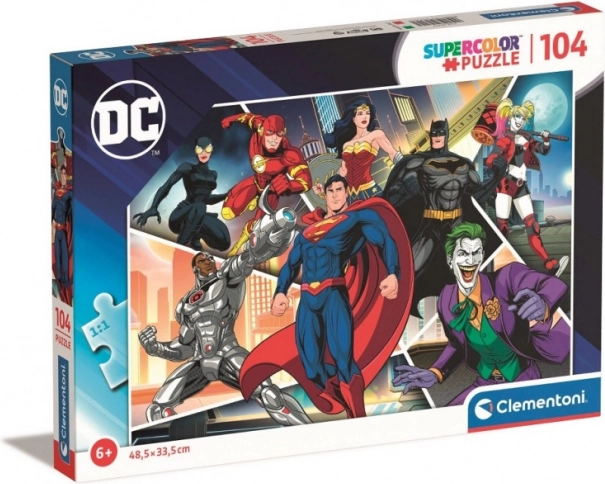 Puzzle 104 Teile Super Color DC Comics