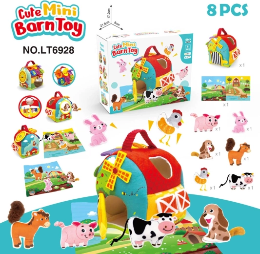 Plüschfarm mit Zubehör
