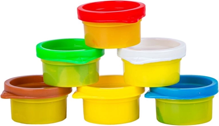 6 Farben weiche Knete für endlose Kombinationen
