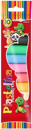 Knetmasse 10 Farbtöne 200 g