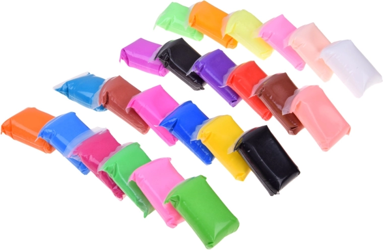 24 Farben in einzelnen Portionen