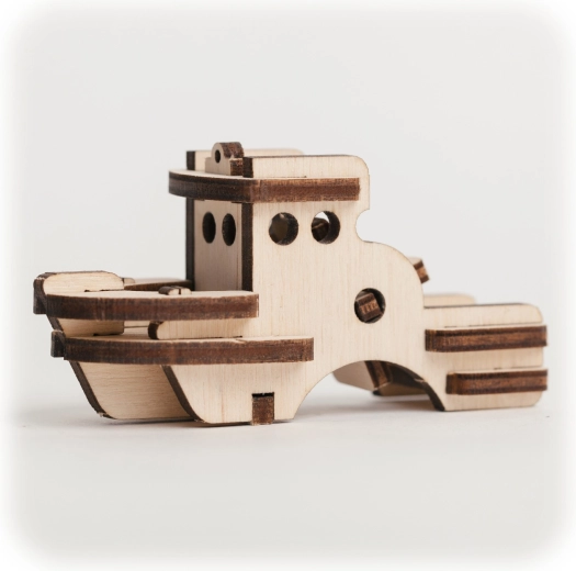 CuteWood Holz-3D-Puzzle Schiff
