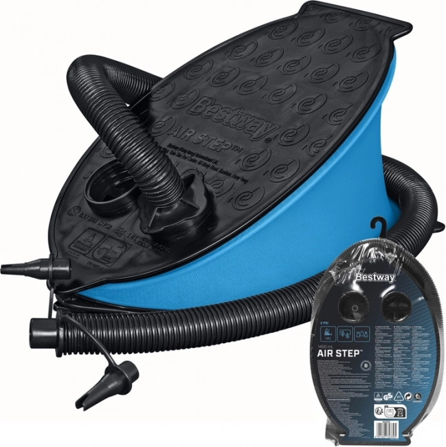 Fußpumpe BESTWAY Air Step 1400, 1,4 l pro Hub