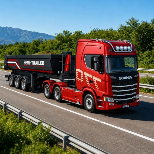 Realistische Ausführung für den Scania-1501-Zug