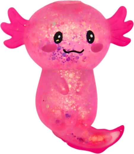 Niedlicher Axolotl in verschiedenen Farben
