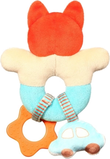 BabyOno Rassel mit Beißring Bear beige
