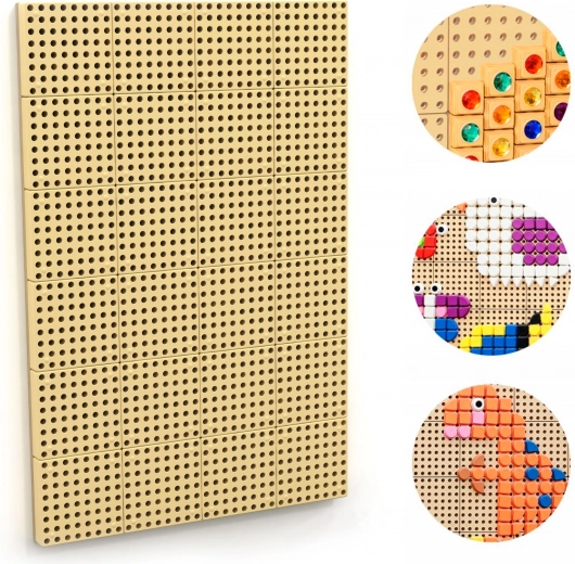 Masterkidz kreative STEM-Wandtafel mit Montagepanel 120 × 80 cm