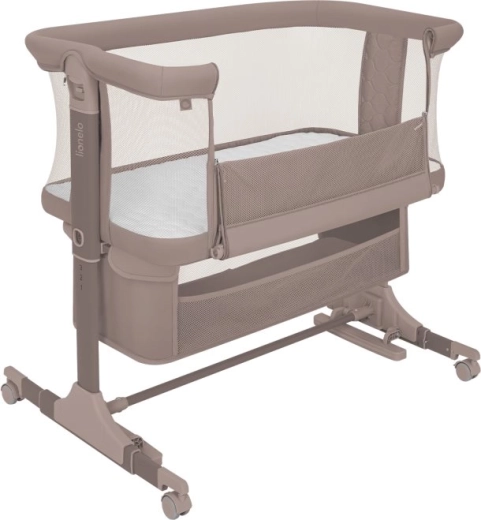 3 in 1: Beistellbett, freistehendes Babybett und Wiege