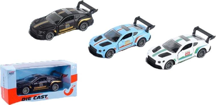 Metall-Rennwagen mit Rückziehmechanismus – 1 Stück