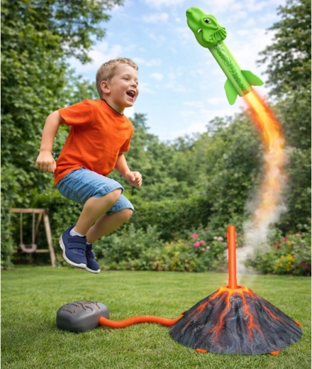 Sprung in die Wolken: Tritt drauf und schieß ab