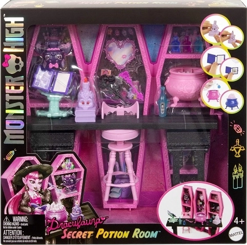 Monster High geheime Trankkammer von Draculaura mit Zubehör