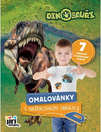 Malbuch mit Bügelbildern Dinosaurier