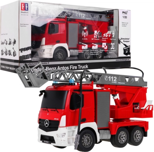 RC-Feuerwehrauto Mercedes-Benz Antos 1:20 Double E