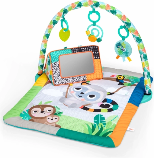 Bright Starts Spieldecke Tropical Treetop zur Förderung der Motorik und Sinne