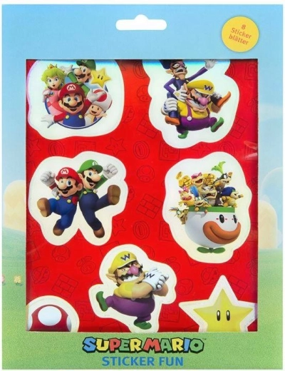 Super-Mario-Sticker-Set (8 Bögen)