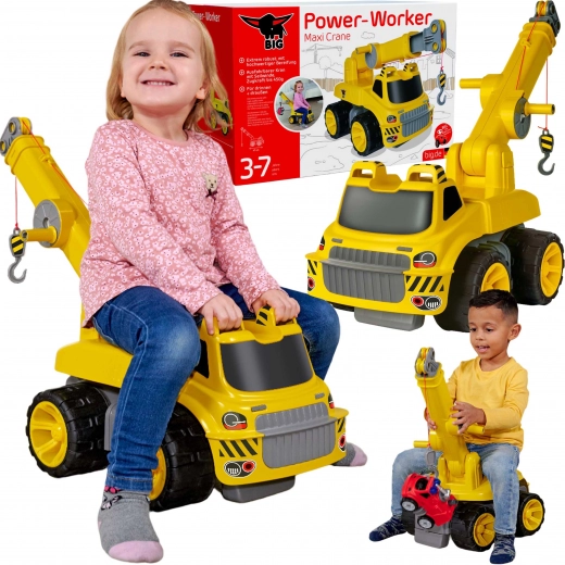 BIG Power Worker Rutschfahrzeug Maxi-Kran mit Seilwinde