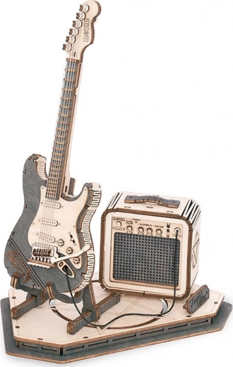 Holz-3D-Puzzle E-Gitarre ROKR